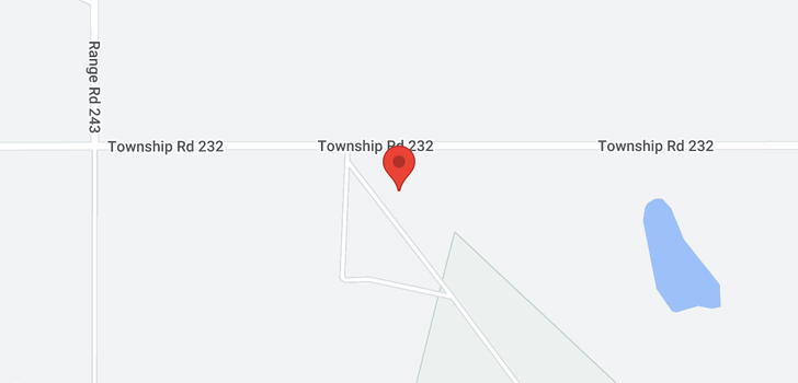 map of 242043 TWP 232